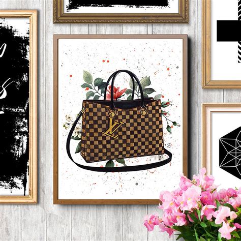 inspired by louis vuitton|Louis Vuitton inspired wall art.